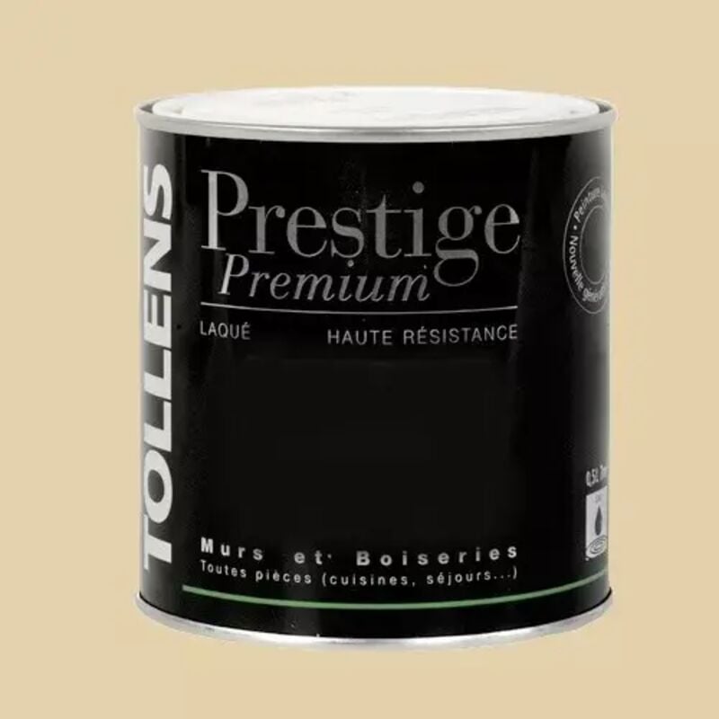 Peinture Prestige Premium Satin Laqué Coquille d'oeuf 0,5 l - Tollens