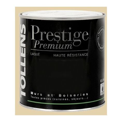TOLLENS Peinture Prestige Premium Satin Laqué Coquille d'oeuf 0,5 L