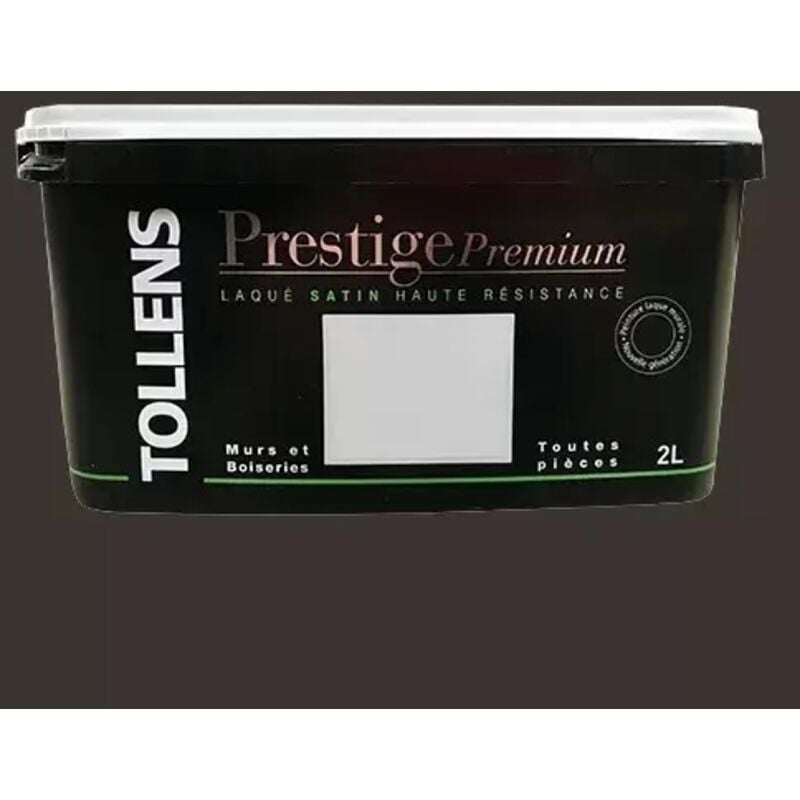 Peinture Prestige Premium Satin Laqué Ebène 2 l - Tollens
