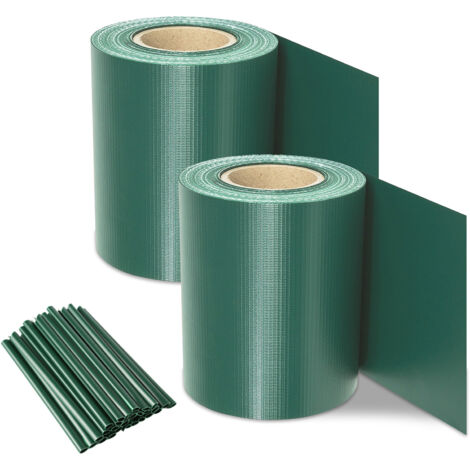 35 Clip PVC Per Frangivista Recinzione Doppia Asta – Attacchi Universali Resistenti Anti-UV Per Giardino Balcone E Terrazzo
