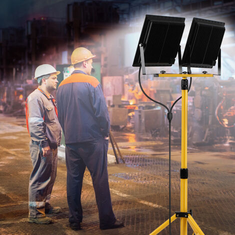 TolleTour 200W LED Baustrahler Flutlicht Scheinwerfer Außenstrahler Arbeitsleuchte Bauscheinwerfer IP66 Wasserdicht Kaltweiß