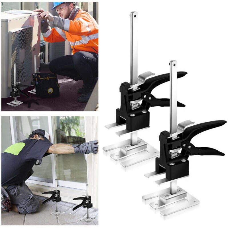 Image of 2x Handwerkzeugheber Schrankheber Hebevorrichtung Multifunktion Bis 240Kg - Tolletour