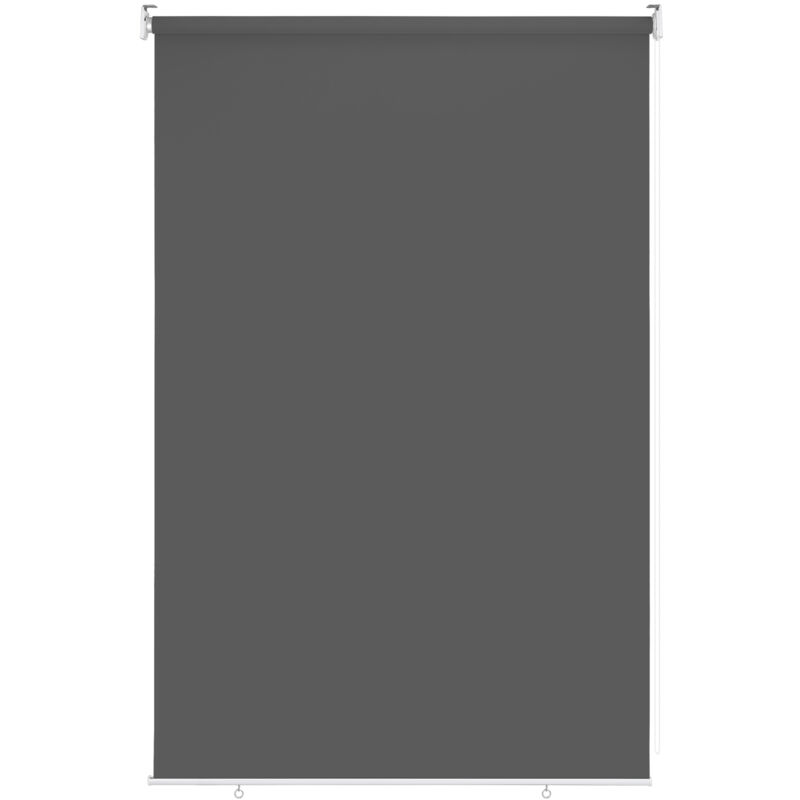 Tolletour - Store vertical enrouleur extérieur pour terrasse ou balcon Paravent rétractable Protection solaire 180x140CM Anthracite