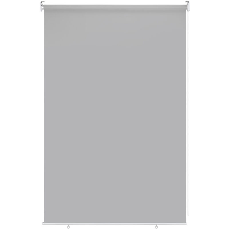 Tolletour - Store vertical enrouleur extérieur pour terrasse ou balcon Paravent rétractable Protection solaire 140x140CM Gris