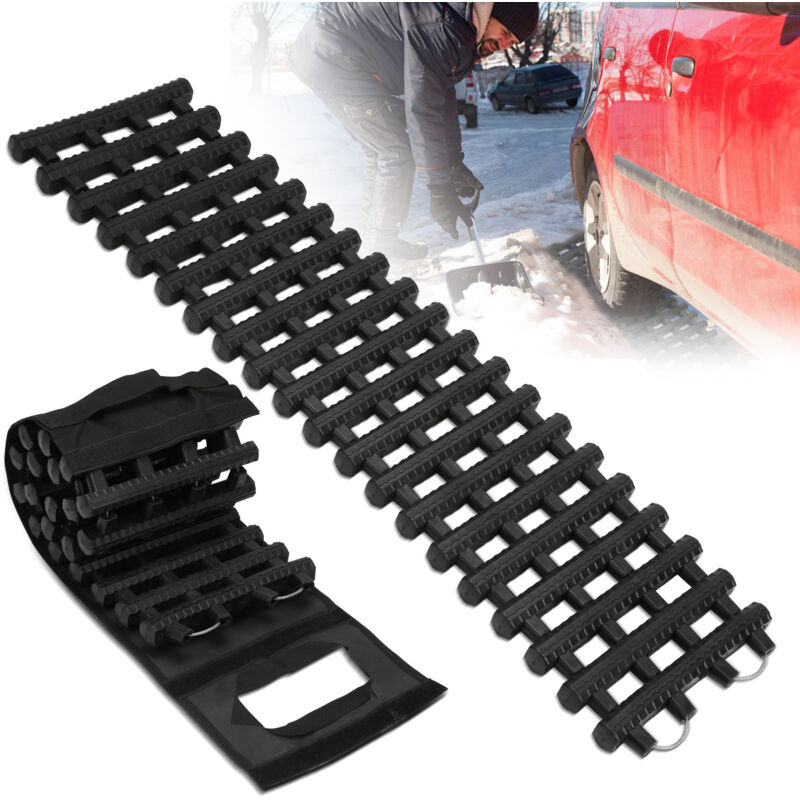 Aide au démarrage 1x voiture camion voiture rampe aide à la traction neige glace tapis de traction - Tolletour