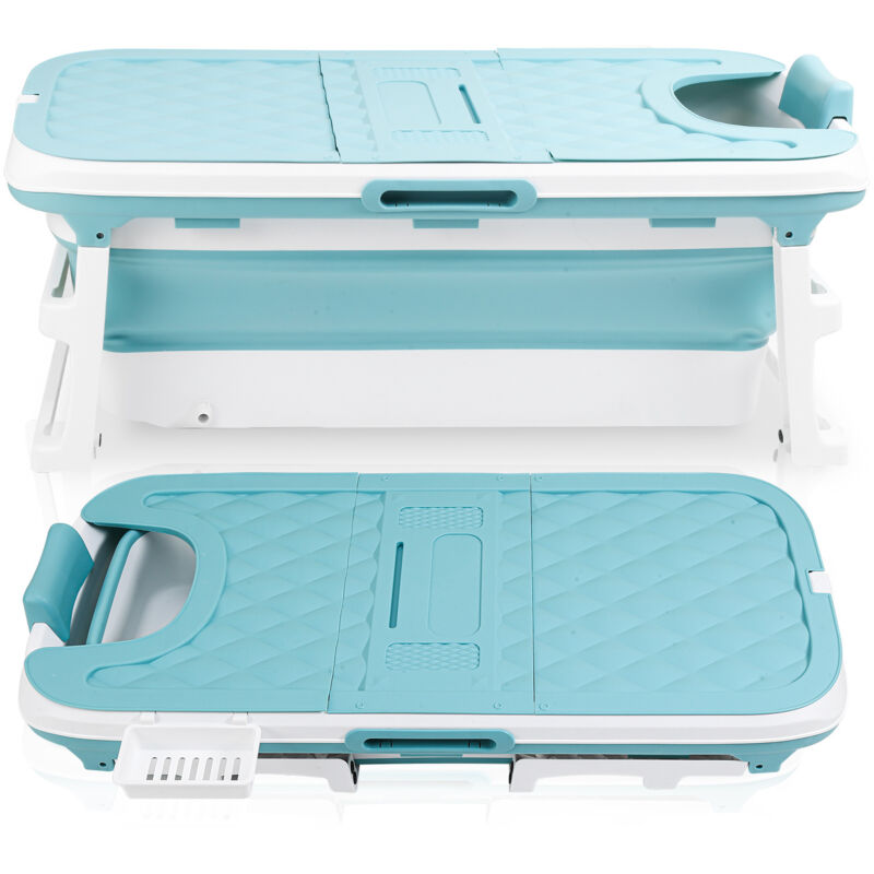 Baignoire Pliable Baignoire Pliante Portable pp+tpe Pliable avec Poignée 149x60x50cm pour Enfant et Adulte - Tolletour