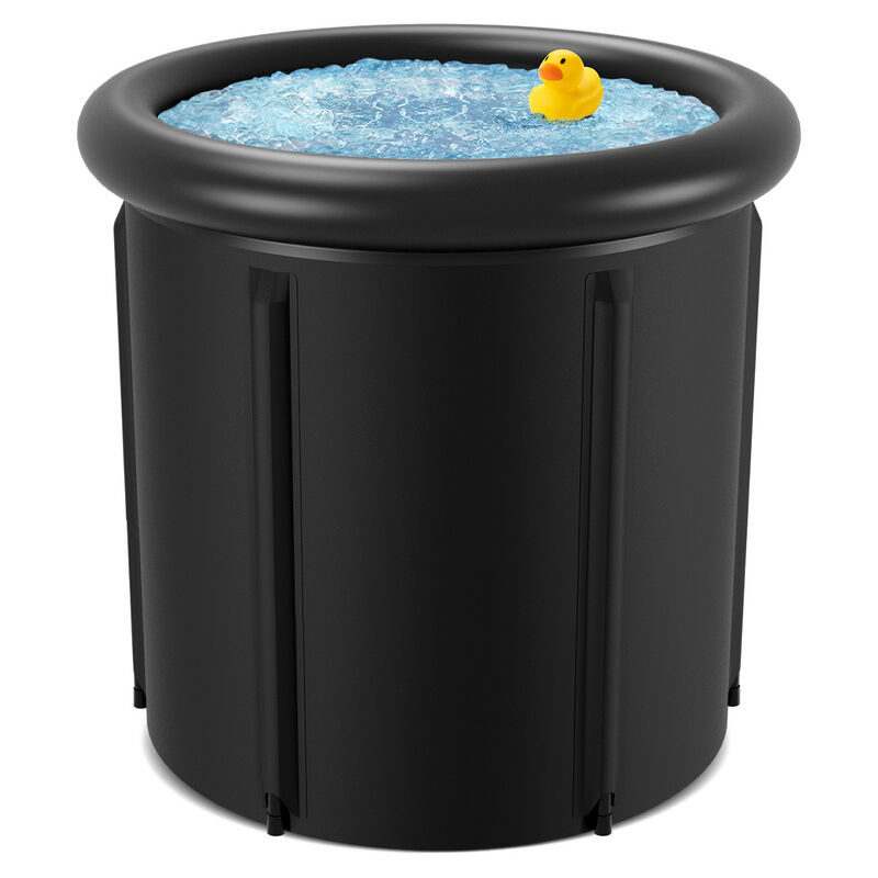 Tolletour - Bain glacé Ice bath 390 Litres Récupération Musculaire Sportif Boost le système immunitaire ø 85 x H78 cm Spa gonflable