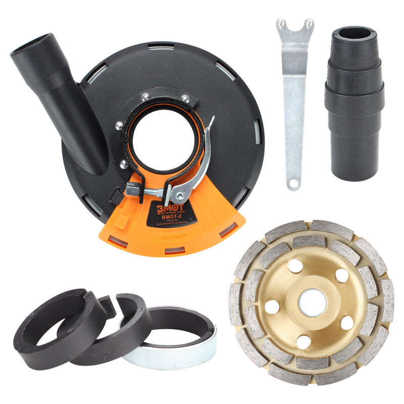 Tolletour - carter d'aspiration ponçage pour meuleuses 125 mm