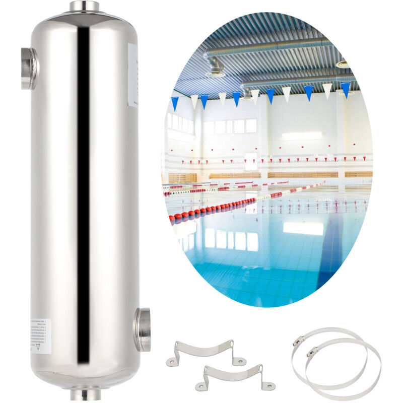 Chauffage de la piscine Echangeur de chaleur piscine Chauffe-piscine 60KW Acier inoxydable - Tolletour