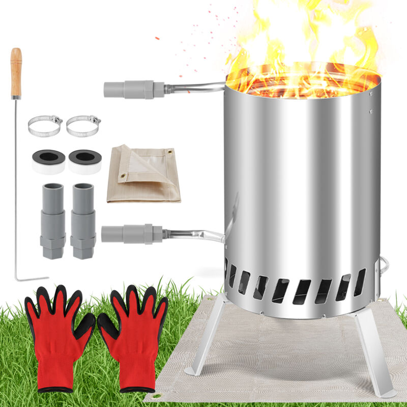 Chauffage de la piscine Spirale en acier inoxydable Chauffage de la piscine avec tapis de feu Acier inoxydable - Tolletour