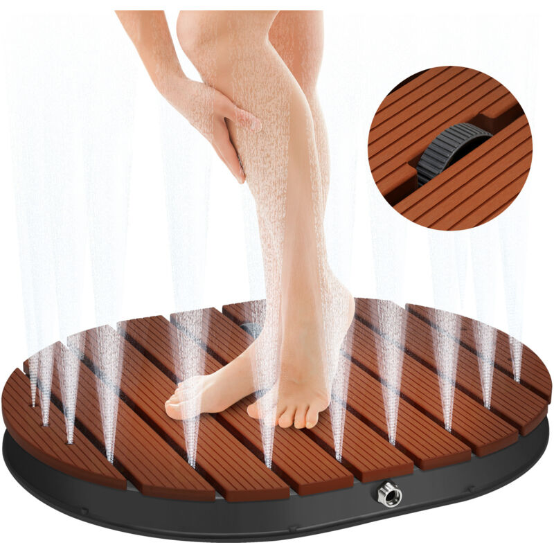 Tolletour - Douche de jardin Douche de sol Avec sac de rangement imperméable Douche de piscine jusqu'à 4m Douche extérieure Douche de camping Jardin