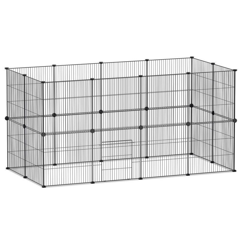 Tolletour - Enclos extérieur Parc pour lapins diy Parc pour lapins Parc pour chiots 12pcs 35x35cm