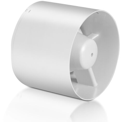 TolleTour Estrattore d'aria silenzioso da 150 mm, ventilatore da condotto a basso consumo energetico da 12 W per ventilare i residui