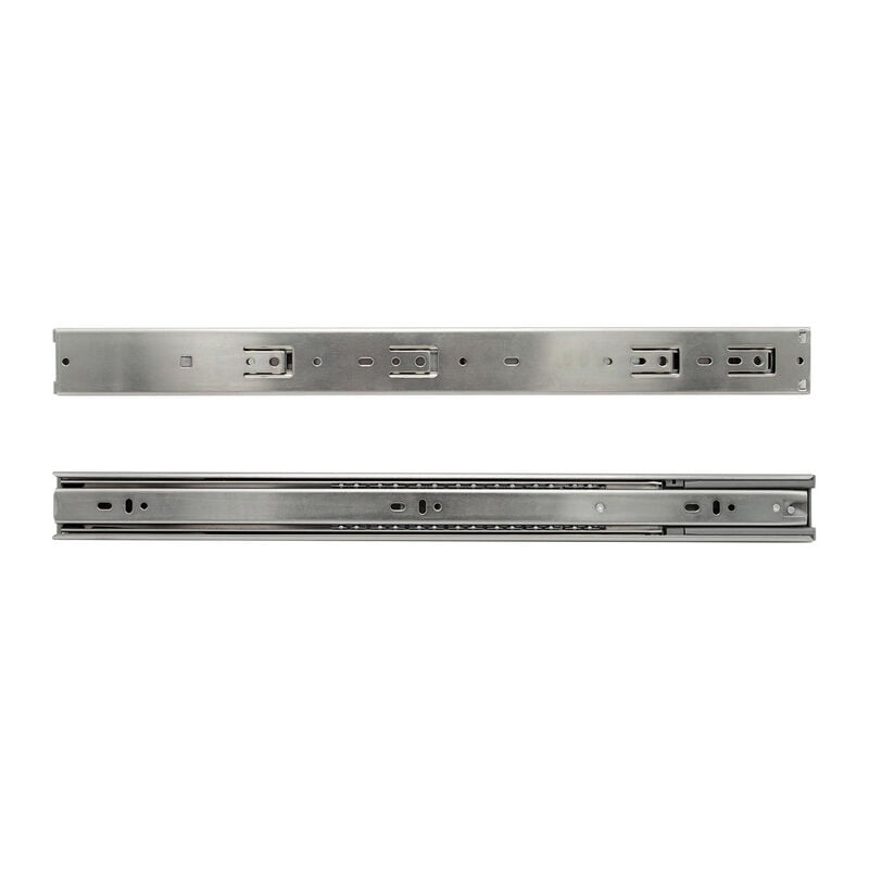 Glissières de tiroir Glissières de tiroir avec fermeture automatique Glissière à sortie totale 45mm 250mm 2 pièces - Tolletour