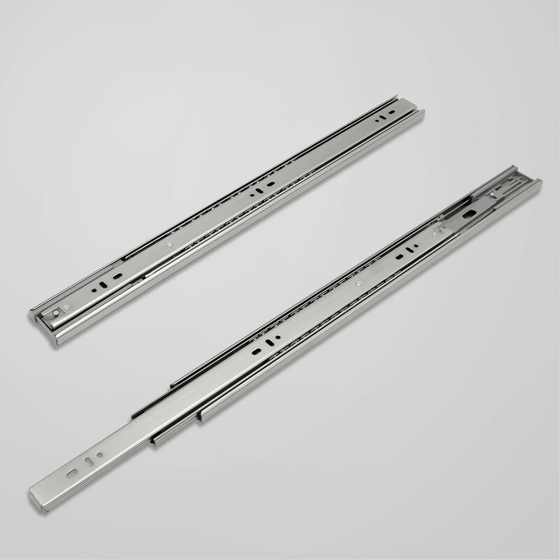 1-10 paire Glissières de tiroirs Meubles. Glissières Pour Tiroirs à Roulement à Billes sortie totale. 35kg/45kg 250mm - Tolletour