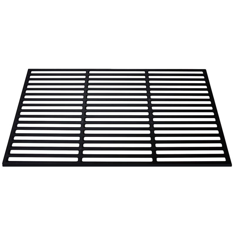 Tolletour - Grille en fonte Carrée Grille de barbecue Grille de cuisson Grille de barbecue en fonte Noir 42x28cm