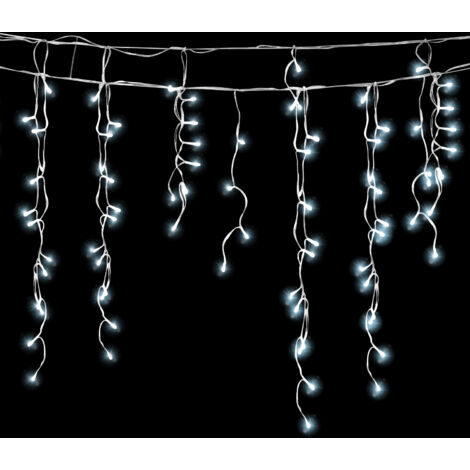 TolleTour Guirlande lumineuse Rideau 5M 200 LED Noël Noël Rideau Lumineux Decoration Fenêtre Noël Mariage Anniversaire Maison Patio Blanc froid