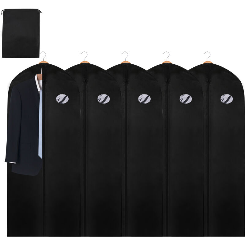 Vingo Housses de Vêtements, Housses de Protection, housse à vêtements,pour Chemise Costumes/Manteaux, Anti Poussière Etanche Mite Humidité -6 pcs