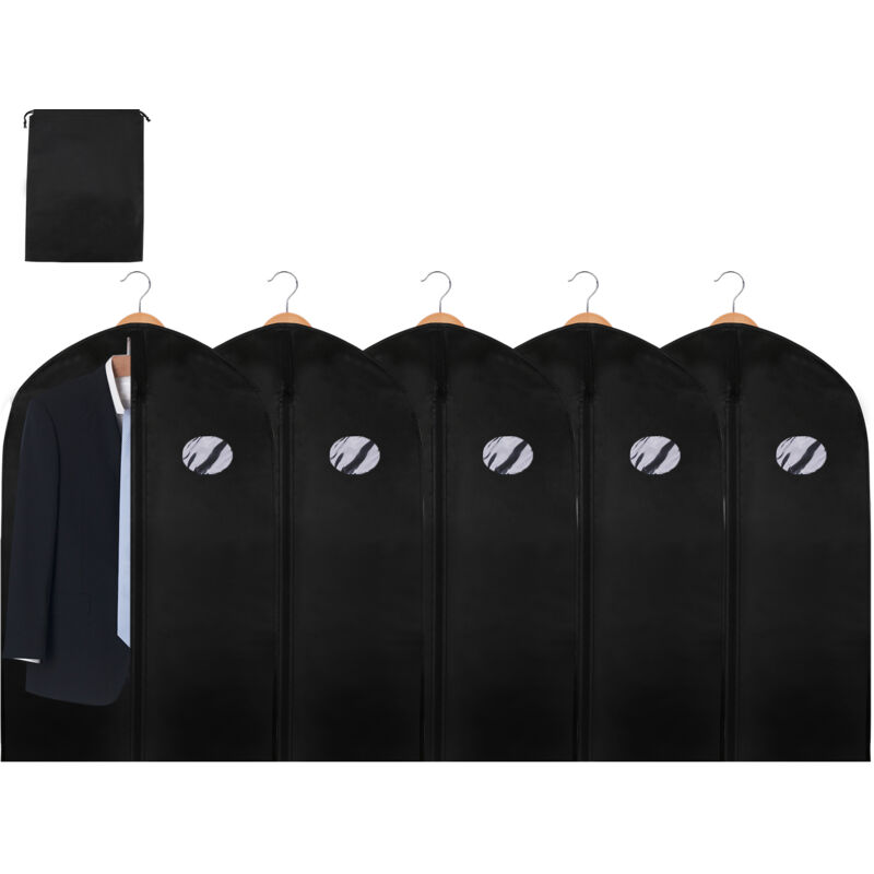 Vingo Housses de Vêtements, Housses de Protection, housse à vêtements,pour Chemise Costumes/Manteaux, Anti Poussière Etanche Mite Humidité -6 pcs