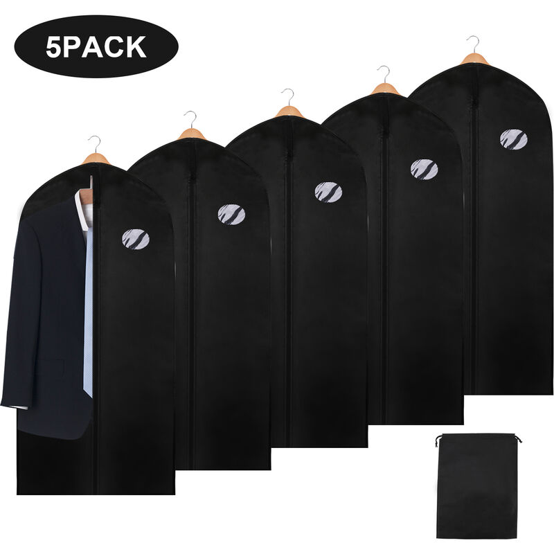 Housses de vêtements sacs de protection Sac à vêtements Housse de protection de luxe Housse de vêtement Housse de vêtement avec sac à chaussures 6x