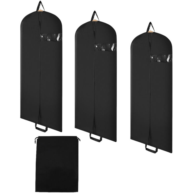 Housses de Vêtements,3x 128x60cm Housses de Protection, housse à vêtements - Tolletour