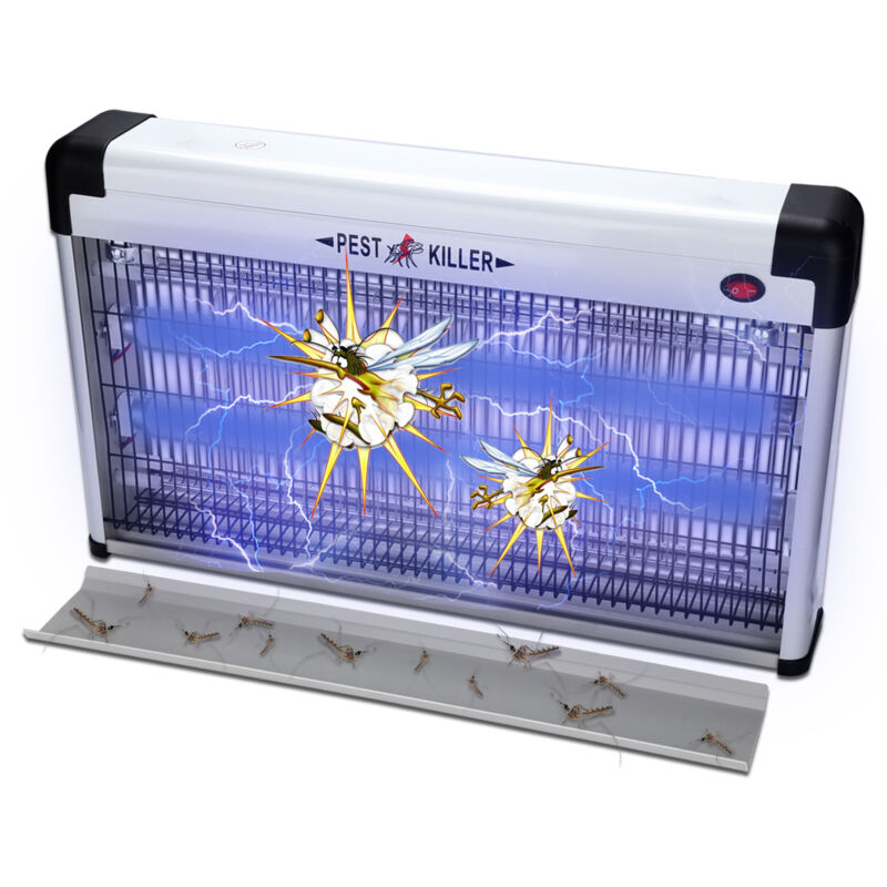 Tolletour - Insecticide électrique. piège à insectes à led de avec lumière nanomètres répulsif 30W