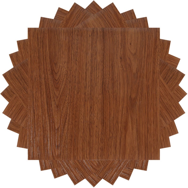 Lames de sol pvc adhésives.Boite de 11 lames vinyle auto.adhésives .Couleur bois.ca.1 m² - Tolletour