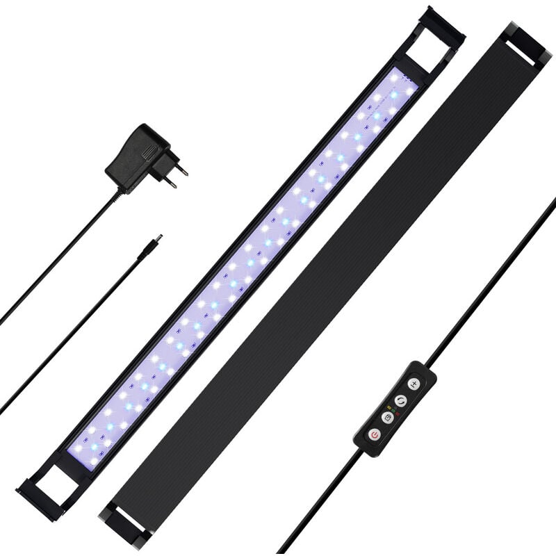 TolleTour Lampe Aquarium LEDAquarium LED Lumière Éclairage Lampe pour Poisson Plantes90-110cm