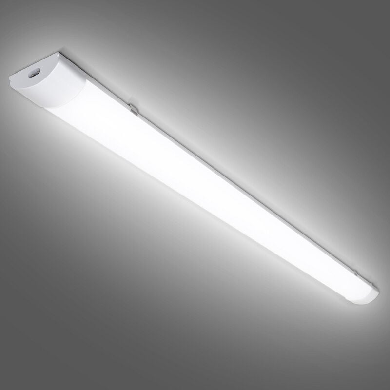 Lampe led pour locaux humides blanc neutre Cave Atelier Lampe à vasque 150cm - Tolletour