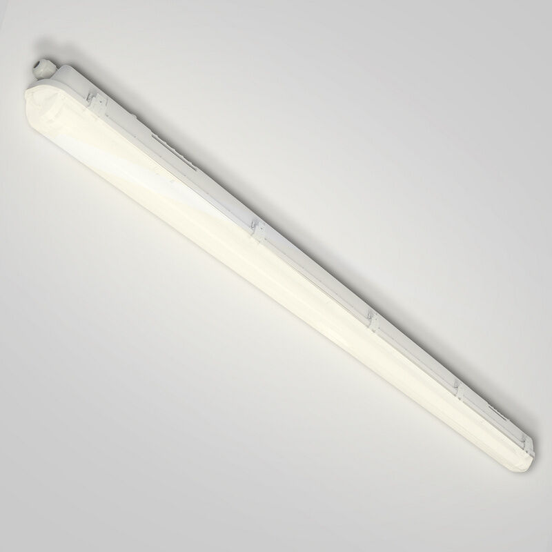 Tolletour - Lampe led pour locaux humides Lampe à vasque extérieure Entrepôt Cave Lampe tubulaire 120cm Blanc neutre 1X