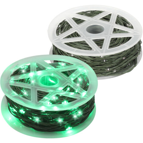 TolleTour LED Lichterkette 30M 300 LED Kupferdraht Grün Beleuchtung Bunte Lichter Led Lichter mit Stecker 10 Modi Aussen Innen Dekoration Draußen Wasserdicht für Garten,Party, Weihnachten