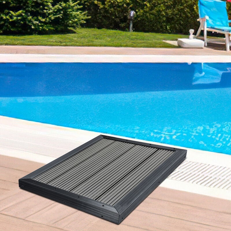 Lément de plancher pour douche Elément de sol wpc antidérapant Douche de piscine Plaque de sol Jardin spa - Tolletour