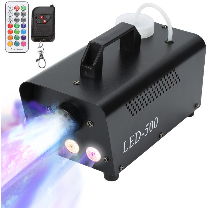 Tolletour - Hengda Machine à fumée de fumée à distance de mariage fumigène 500W rgb Show Smoke led