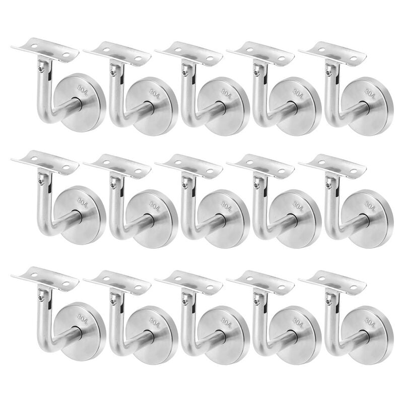 Tolletour - Mains Courantes Supports Muraux 20 Pièces Support de Main Courante, pour la Protection de Sécurité Dans les Cages D'escalier, Couloirs,