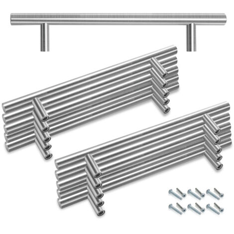 TolleTour Möbelgriffe Schrankgriffe Küche Schrankgriff Bad Küchengriff Büro Türgriff 220x160x10MM 100 Stück