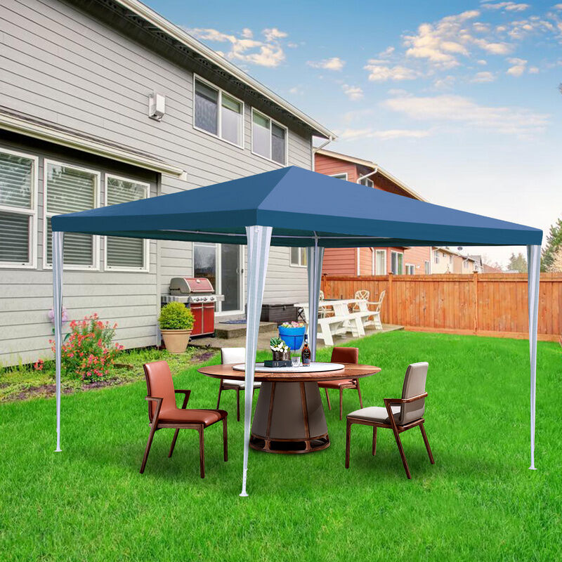 Tente Pavillon Camping Tente de réception robuste Tente de réception pratique 3x3m Bleu - Bleu - Tolletour