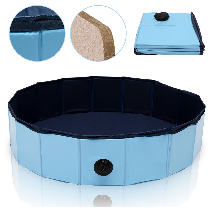 Randaco - Piscine pour chien Piscine Doggy Baby Jouet professionnel pliable 80x20CM