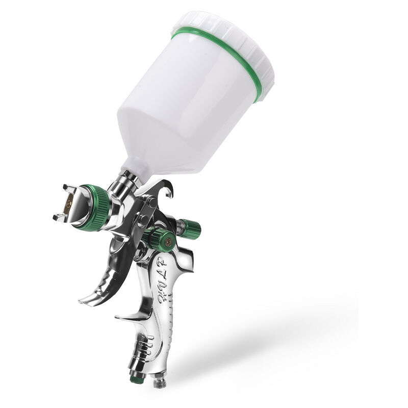 Tolletour - Pistolet à peinture hvlp Le canon à gravité sur les voitures. les bateaux et les meubles Pistolet de pulvérisation 100 ml/min 0.35Mpa 3