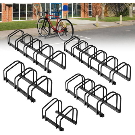 TolleTour Portabici per 3 biciclette nero acciaio - per bambini regalo di compleanno nero