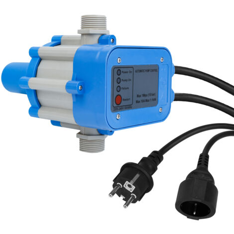 TolleTour Pressostat avec cordage DPS-1 230V 1-phase pour pompe domestique pompe puits