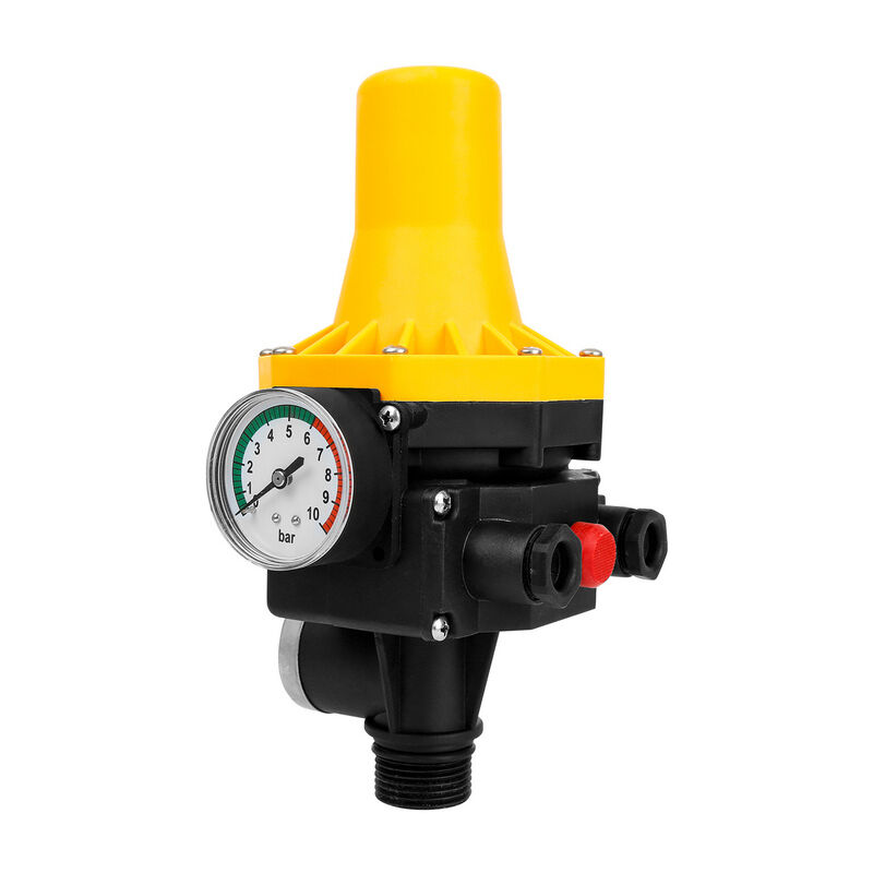 Hengda Pressostat Pompe Eau 10bar. Pressostat électrique. Mise en marche et arrêt automatiques.Mise en marche et arrêt automatiques