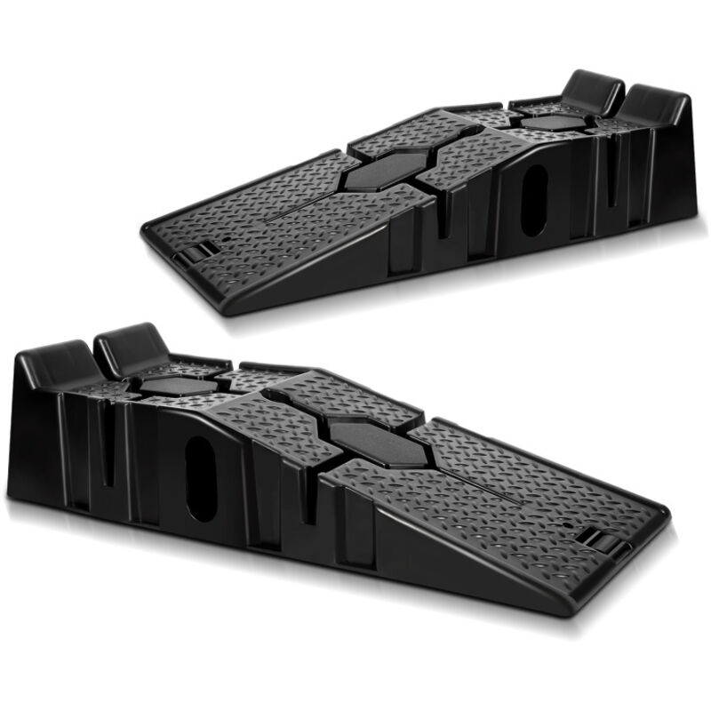 Rampe de chargement 2 pièces en plastique pour charges lourdes jusqu'à 3 tonnes Plateforme d'accès pour voitures - Tolletour