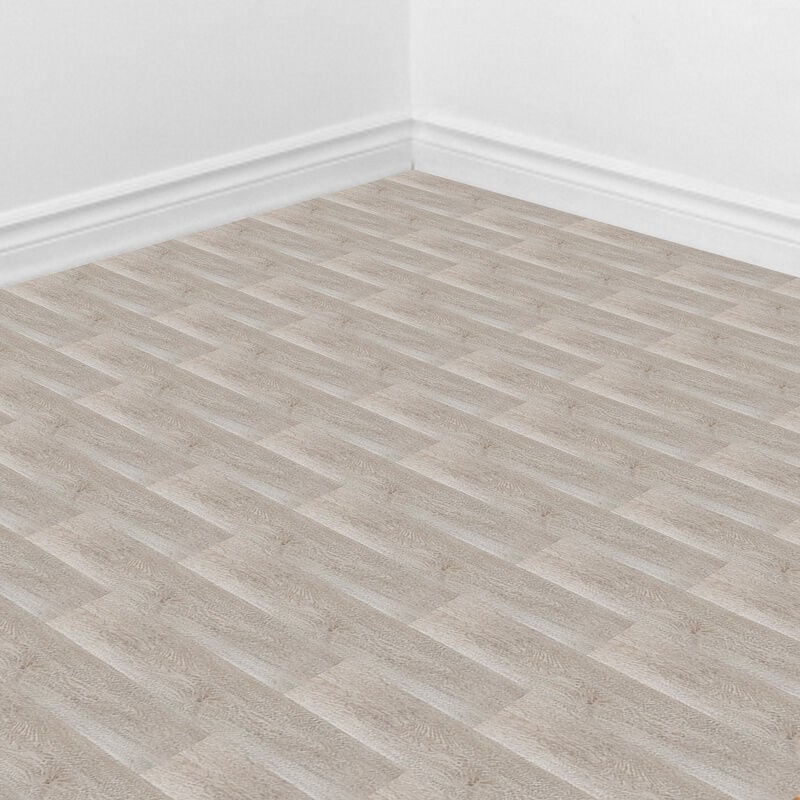 Revêtement de Sol PVC/Tapis d'intérieur/Sol Vinyle antidérapant (Chêne blanc. env.1m²) - Tolletour