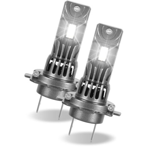 TolleTour Set di 2 Lampadine LED H7 Fari Auto 30W 12V 2500LM 6500K Bianco Freddo Anabbaglianti Abbaglianti Ricambio