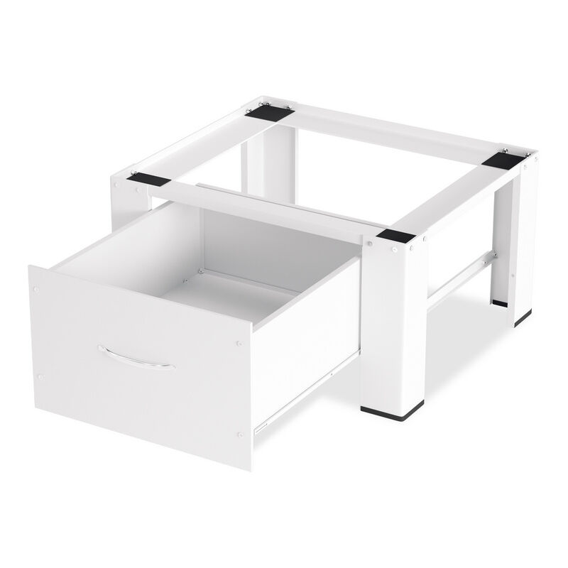 Tolletour - Socle de machine à laver 62.5x54.5x32.5cm Socle pour machine à laver avec tiroir.jusqu'à 150 kg