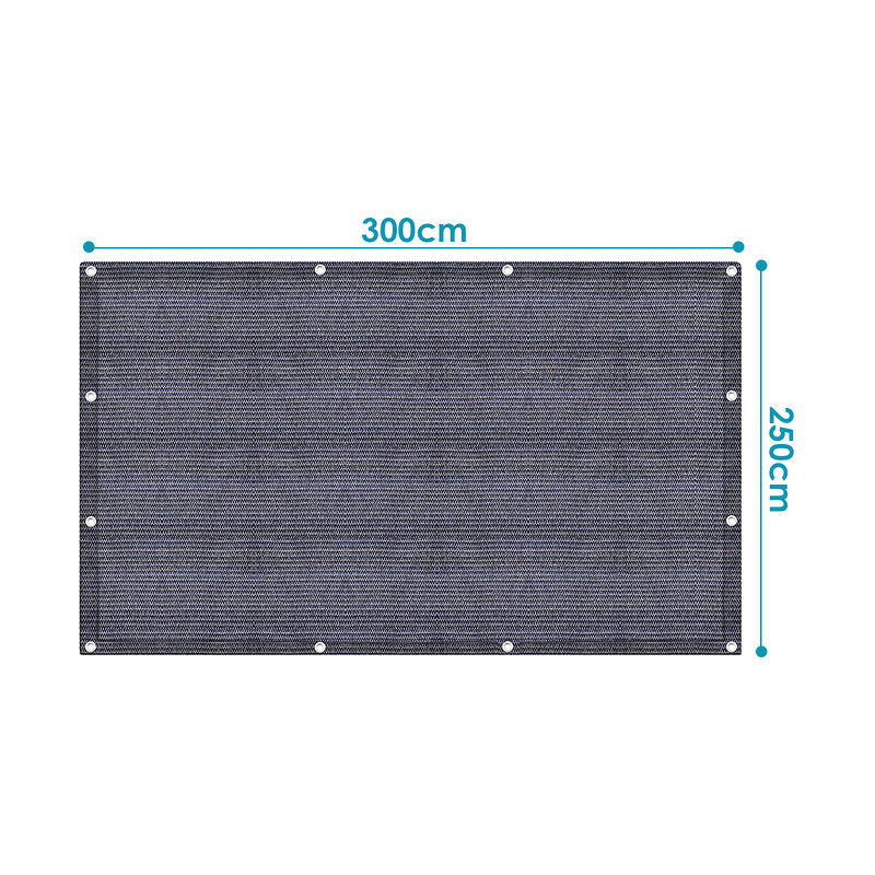 Tolletour - Tapis de tente Auvent tapis étanche camping tapis tente sol extérieur tente bâche pique-nique couverture caravane 250x300CM