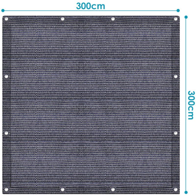 TolleTour Tapis de tente Auvent tapis étanche camping tapis tente sol extérieur tente bâche pique-nique couverture caravane 300x300CM