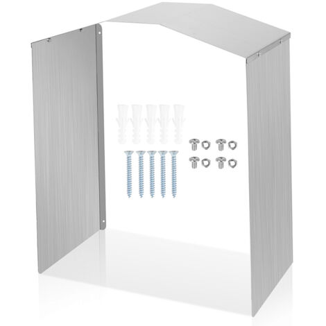 TolleTour Tetto in acciaio inossidabile 304 per Wallbox, inclusi accessori di montaggio - Copertura per Wallbox 45 x 40 x 20 cm - Protezione dalle intemperie per garantire la sicurezza della ricarica.