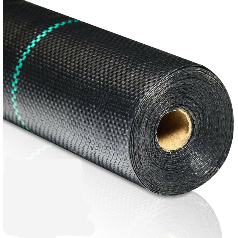 Toiles de paillage 90g/㎡ Toile anti mauvaises herbes Anti uv Jardin - 2m x 10m - Tolletour