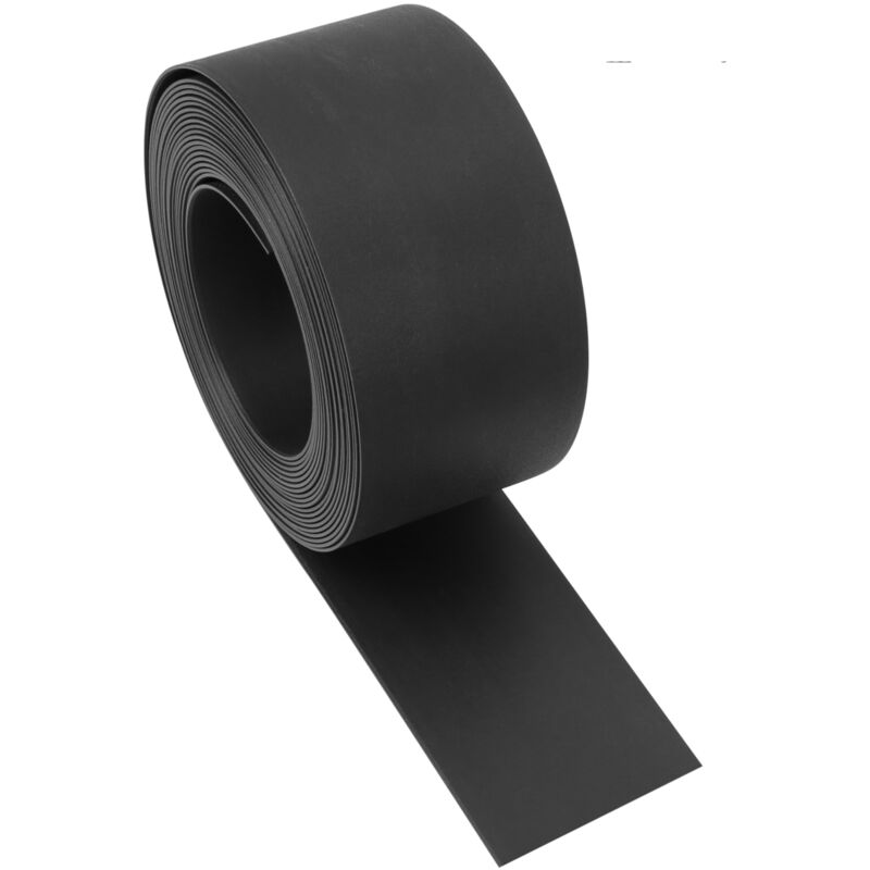 Tolletour - Bordure de pelouse Bordure de lit en plastique dur Bordure de pelouse Bordure de tonte Jardinage 10 m 10 cm Noir